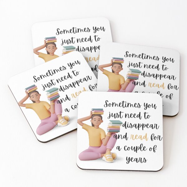 Item preview, Sometimes You Need To Disappear And Read - Funny Bookworm Introvert Quote designed and sold by Personal Echo.