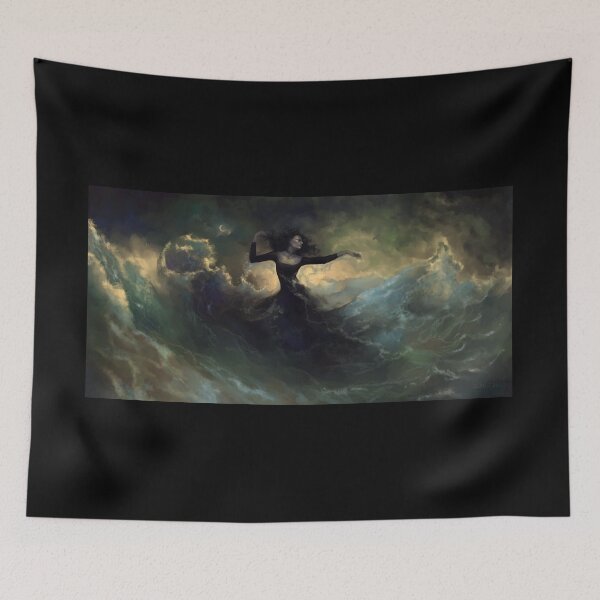 Item preview, Dark Sorceress in Sea Storm designed and sold by SNIZHNA.