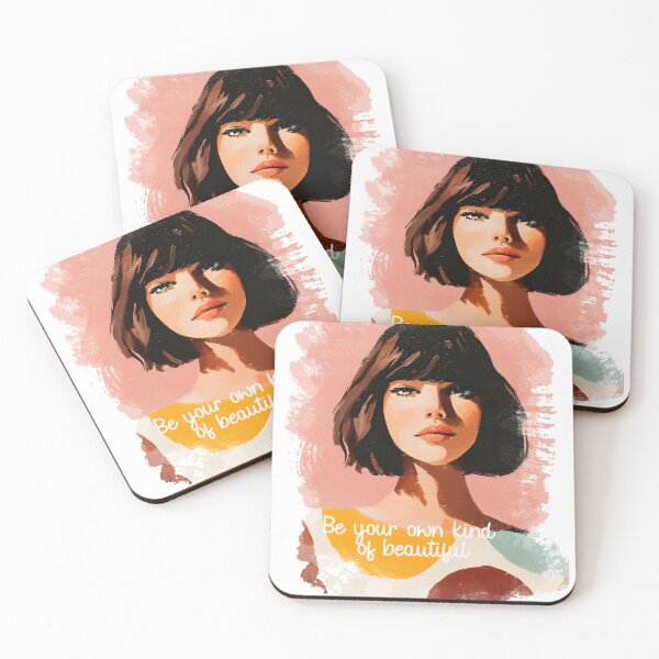Item preview, Be Your Own Kind Of Beautiful Chic Portrait Art designed and sold by ACasualCottage.