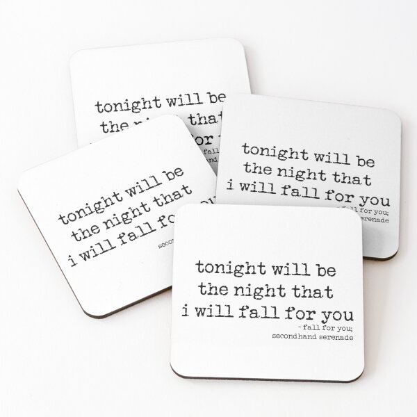 Item preview, Fall For You by Secondhand Serenade designed and sold by RebiskaCreates.
