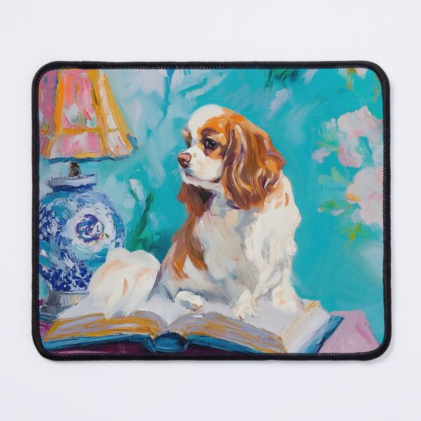 Item preview, Preppy portraits of Cavalier King Charles designed and sold by SophieClimaArt.