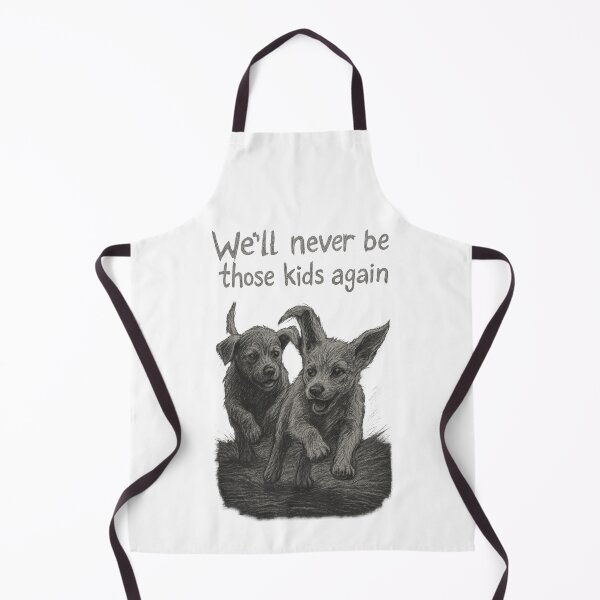 Item preview, Frank Ocean Quote Puppy Sketch – “We’ll Never Be Those Kids Again” Black & White Minimalist Dog Illustration designed and sold by Donsean22.