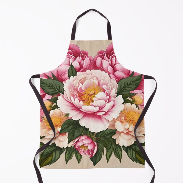 Item preview, Pink Peony Heart Bouquet Botanical Illustration designed and sold by CASASIS_MERCH.