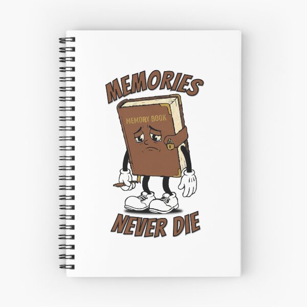 Item preview, Memories Never Die -  Retro Sad Memory Book Mascots designed and sold by KozbiDesign.