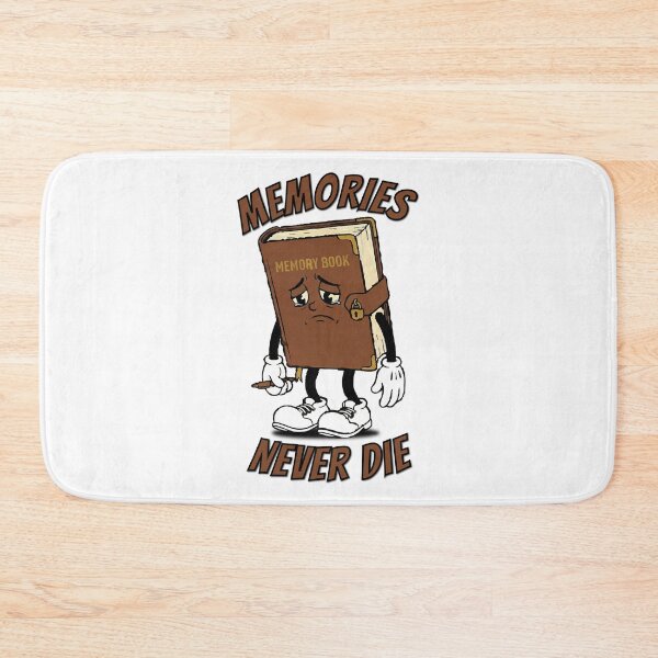 Item preview, Memories Never Die -  Retro Sad Memory Book Mascots designed and sold by KozbiDesign.