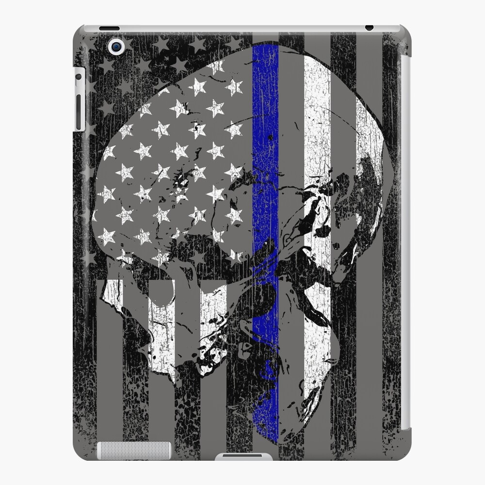 Police Thin Blue Line Distressed American Flag Law Enforcement