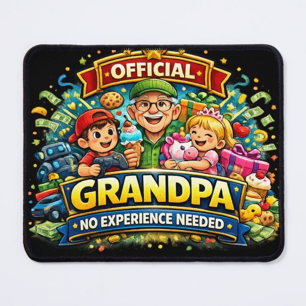 Item preview, Official Grandpa No Experience Needed Shirt – Funny Grandpa Gift Tee, New Grandpa Humor Shirt designed and sold by TKOprintdesigns.