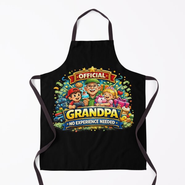 Item preview, Official Grandpa No Experience Needed Shirt – Funny Grandpa Gift Tee, New Grandpa Humor Shirt designed and sold by TKOprintdesigns.
