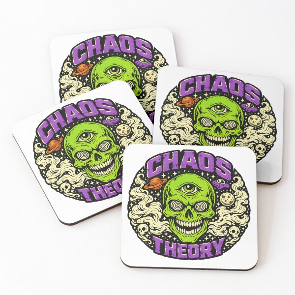 Item preview, Chaos Theory Alien Skull Psychedelic Cosmic Streetwear designed and sold by mrmoosaai.