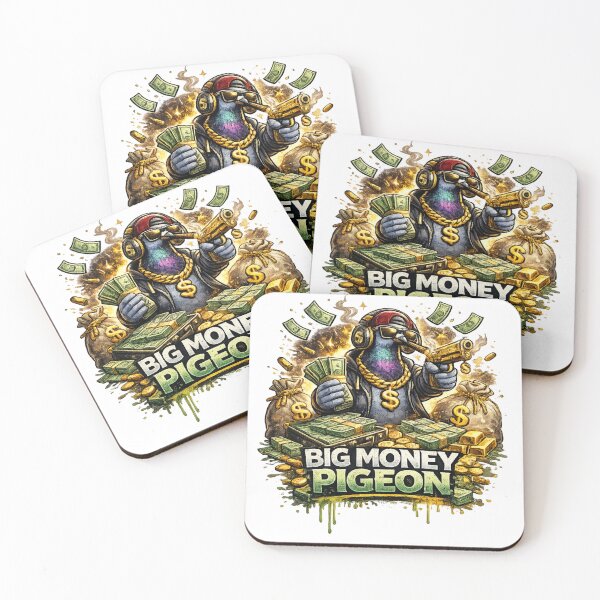 Item preview, Big Money Pigeon – Funny Hustle Meme Streetwear Bird Shirt designed and sold by HubCreates.