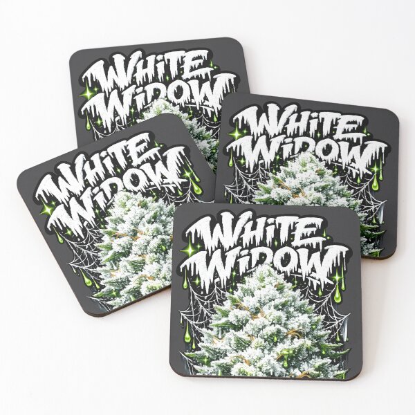 Item preview, White Widow Cannabis Graffiti Print | Classic WW White Frost Bud Typography | Iconic Hybrid Weed Wall Art 420 designed and sold by WAUZ.