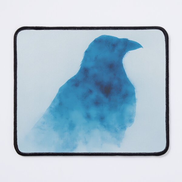Item preview, Silent Raven Omen – Minimal Mist Spirit & Lone Wanderer designed and sold by NeonHorizon Studio.