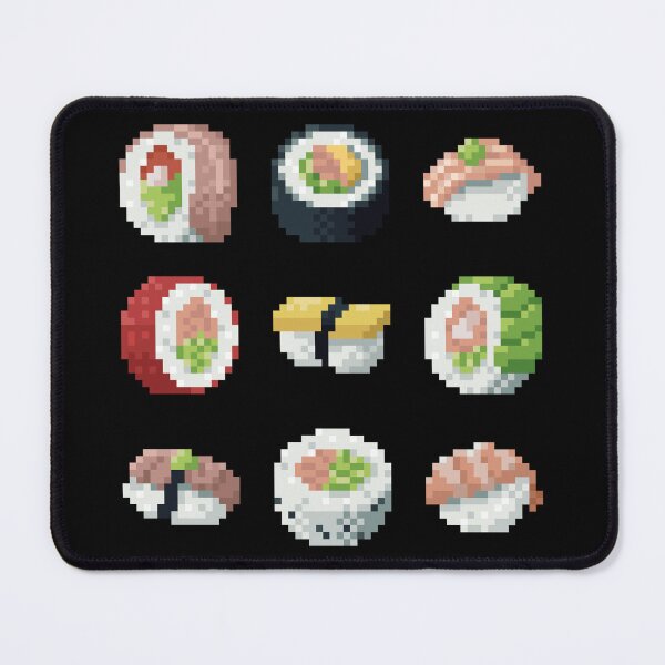 Item preview, Sushi set full pixelart pattern designed and sold by PixelMilkyWay.