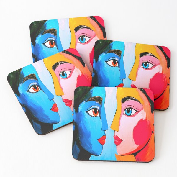 Item preview, Emotional Contemporary Portrait Painting – Abstract Portrait Painting, Modern Emotional  Art designed and sold by PIKASSO2026.