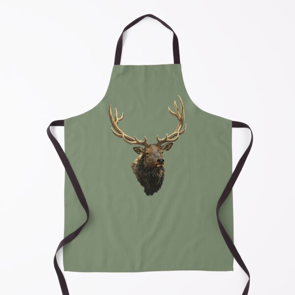 Item preview, Trophy Elk Illustration | Majestic Bull Elk Wildlife Art designed and sold by Phat Dog Designs .