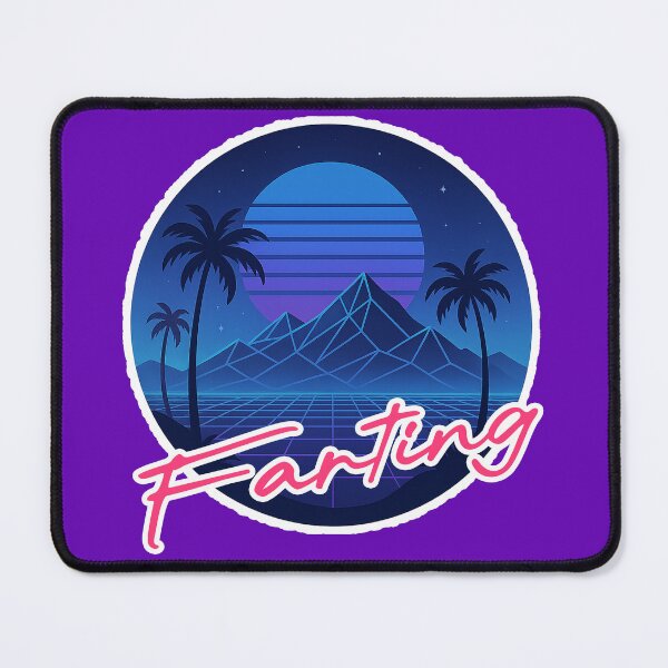 Item preview, Farting Synthwave Neon Cyberpunk Dusk designed and sold by ReggieRaggz.
