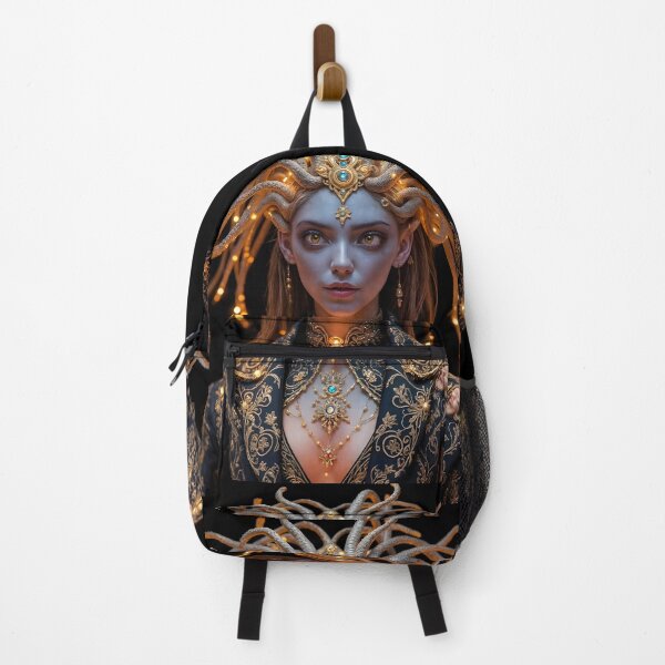 Item preview, Cybernetic Medusa in golden Baroque splendor (second version) designed and sold by KunstGeist.