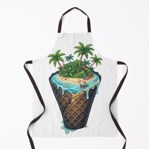 Item preview, Tropical Island Waffle Cone designed and sold by Bug by Design.