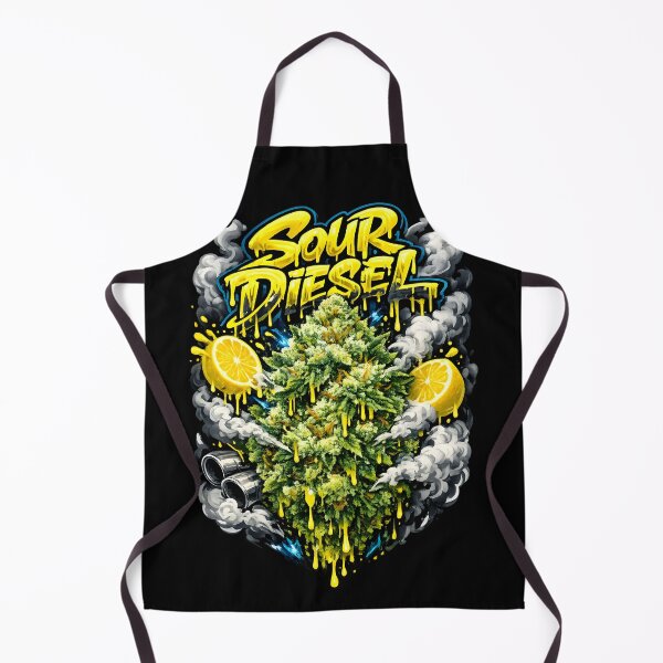 Item preview, Sour Diesel Strain Typography Print | Zesty Fuel Bud Graffiti Poster | Legendary Sativa Diesel Weed 420 Wall Art designed and sold by WAUZ.