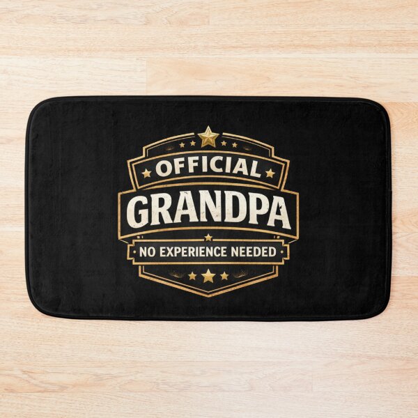 Item preview, Official Grandpa No Experience Needed Grit Design – Funny Grandpa Gift Tee, New Grandpa Humor Shirt designed and sold by TKOprintdesigns.