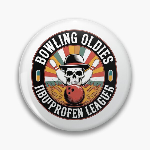 Item preview, Bowling Oldies Ibuprofen League Funny Retired Bowler designed and sold by ZACK ART.