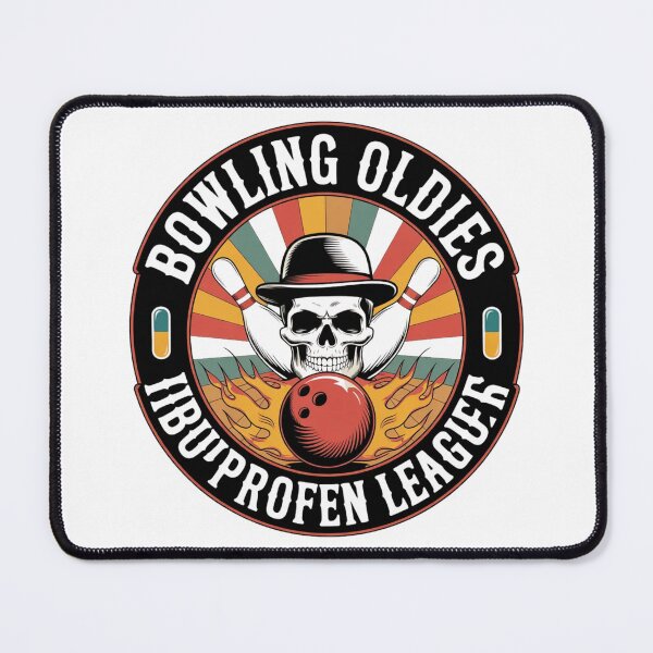 Item preview, Bowling Oldies Ibuprofen League Funny Retired Bowler designed and sold by ZACK ART.