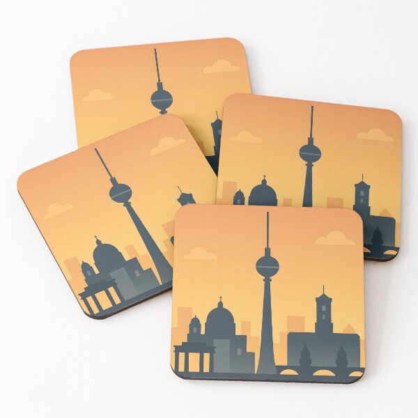 Item preview, Modern Berlin Skyline Minimal Design designed and sold by jdz031.