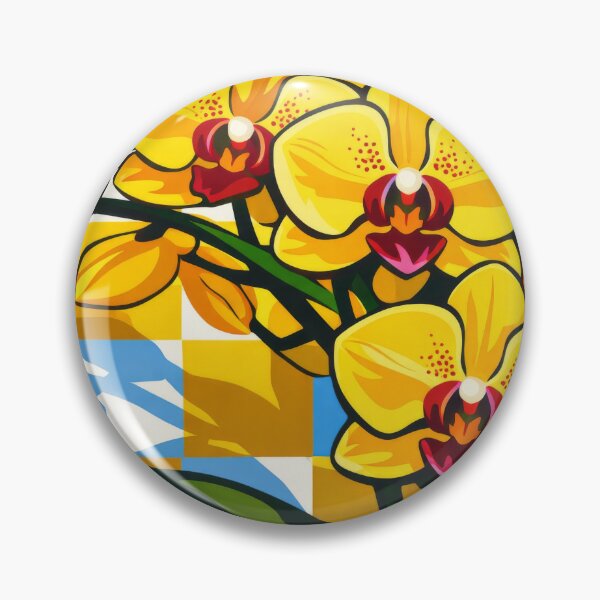 Item preview, Beautiful Yellow Orchid Yellow Checker designed and sold by scicilysimonee.