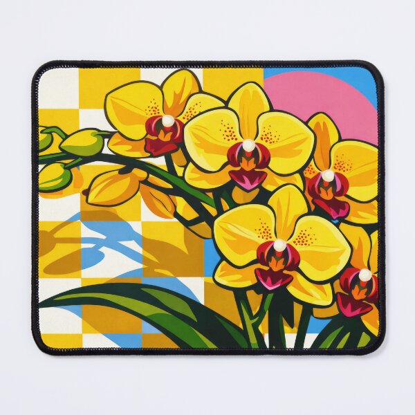 Item preview, Beautiful Yellow Orchid Yellow Checker designed and sold by scicilysimonee.