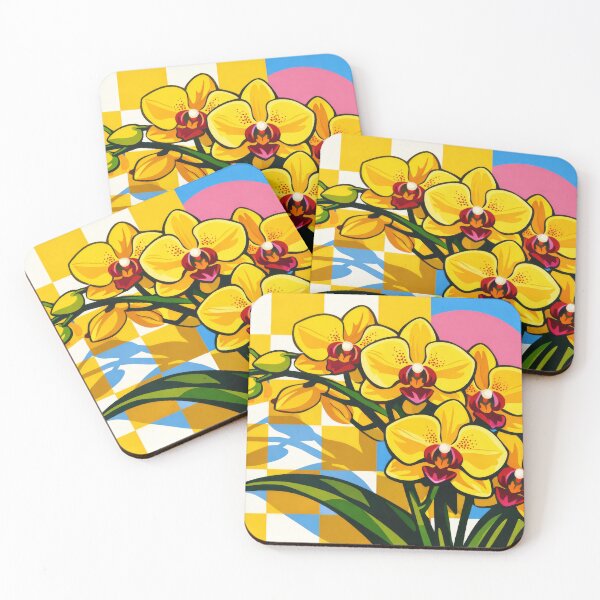 Item preview, Beautiful Yellow Orchid Yellow Checker designed and sold by scicilysimonee.