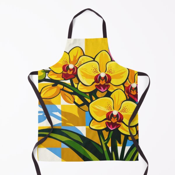 Item preview, Beautiful Yellow Orchid Yellow Checker designed and sold by scicilysimonee.