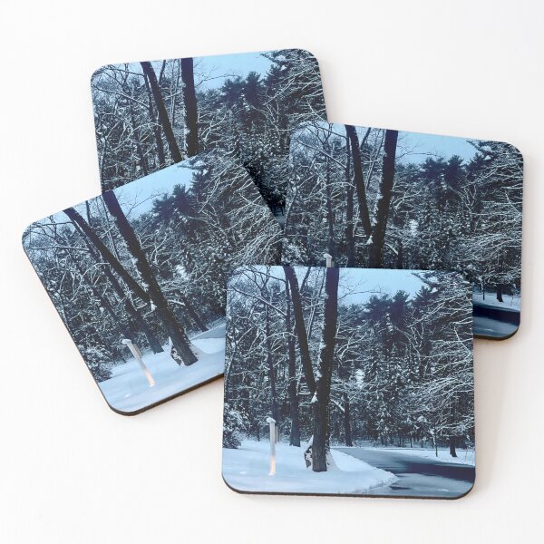 Item preview, Snowy trees in the forest designed and sold by Natalia-Designs.
