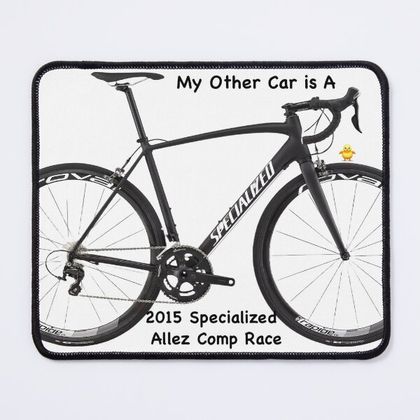 Item preview, my other car is a road bike with duck designed and sold by Joaniestickerz.