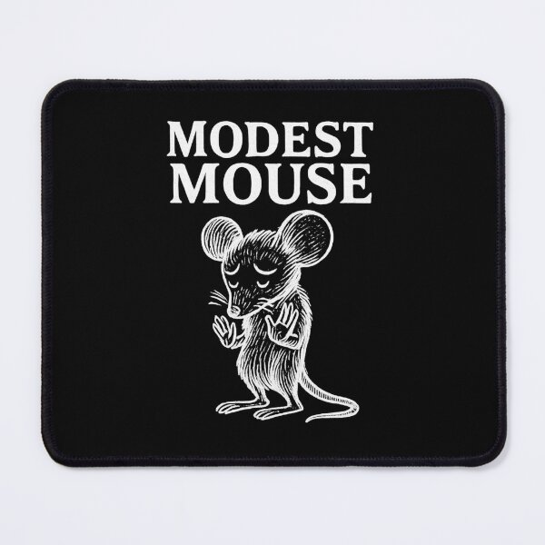 Item preview, Modest Mouse Sketch – Humble Mouse Illustration Black & White Indie Art Design designed and sold by Donsean22.