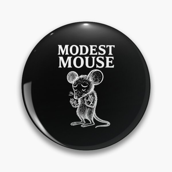 Item preview, Modest Mouse Sketch – Humble Mouse Illustration Black & White Indie Art Design designed and sold by Donsean22.
