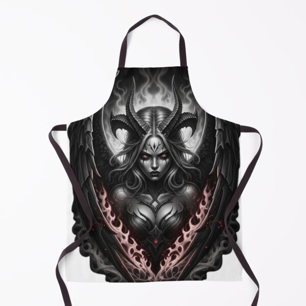 Item preview, Dark Demon Queen Sticker – Gothic Angel Devil Fantasy Art designed and sold by Mojbin.
