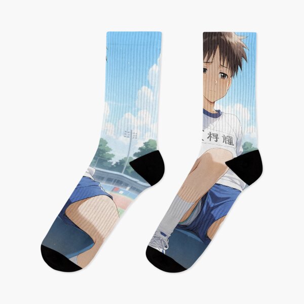 Item preview, Shinji Ikari Neon Genesis Evangelion Track Field Reflective Summer designed and sold by mildaclairmo.
