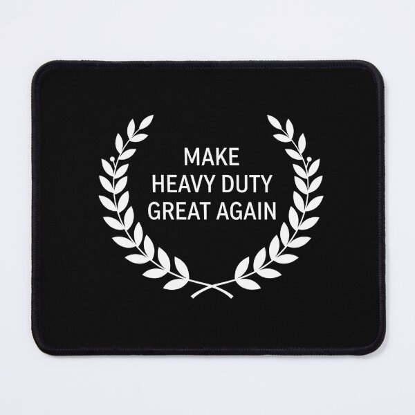Item preview, Heavy duty Make heavy duty great again minimalistic laurels logo art designed and sold by GymHeavy.