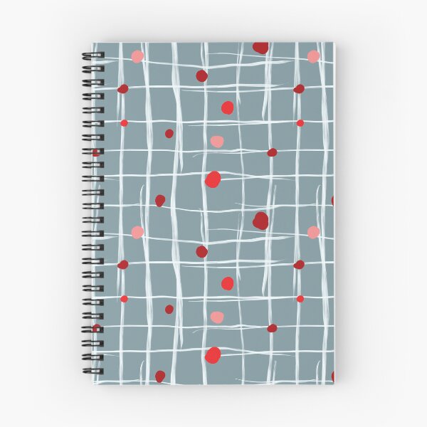 Item preview, Square grid with irregular red dots, hand-drawn designed and sold by JallyDesign.