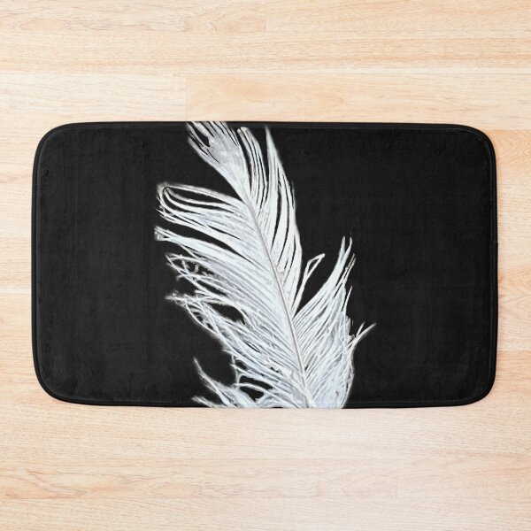 Item preview, White Feather – Ethereal Nature Symbol Minimalist Botanical Art designed and sold by aadventures.