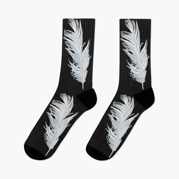 Item preview, White Feather – Ethereal Nature Symbol Minimalist Botanical Art designed and sold by aadventures.