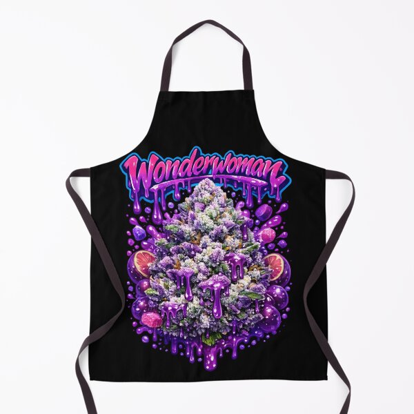 Item preview, Wonderwoman Grape Fanta Weed Print | Purple Grape Candy Strain Typography | Fun Hybrid Cannabis 420 Humor Poster designed and sold by WAUZ.