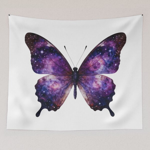 Item preview, Cosmic Butterfly Galaxy Wings Celestial Nebula Art designed and sold by MoonSoul Studio.