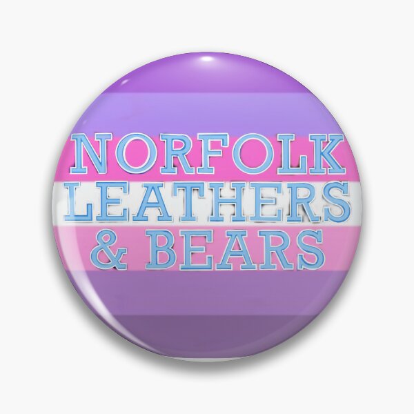 Item preview, Norfolk Leathers and Bears Logo with Trans Lesbian Pride Flag Design  designed and sold by HJRex.