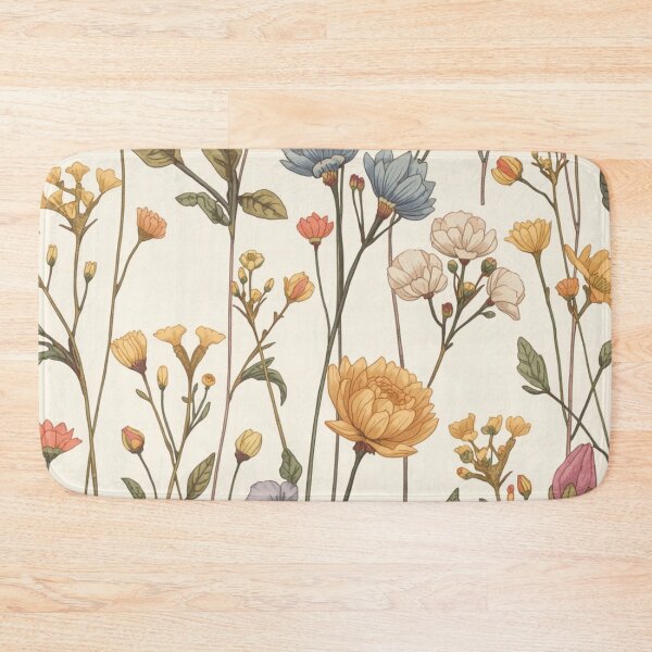 Item preview, Spring Flowers Long Stems Pattern designed and sold by burbankdesigns.
