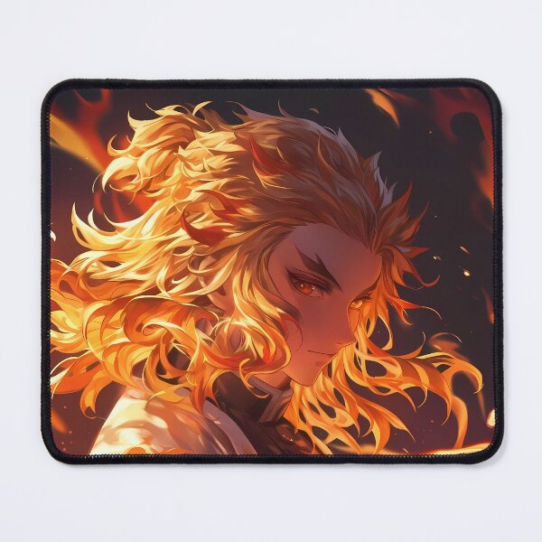 Item preview, Kyojuro Rengoku Demon Slayer Ember Aura Night Scene designed and sold by mildaclairmo.