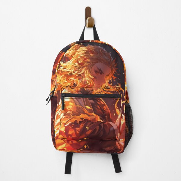 Item preview, Kyojuro Rengoku Demon Slayer Ember Aura Night Scene designed and sold by mildaclairmo.