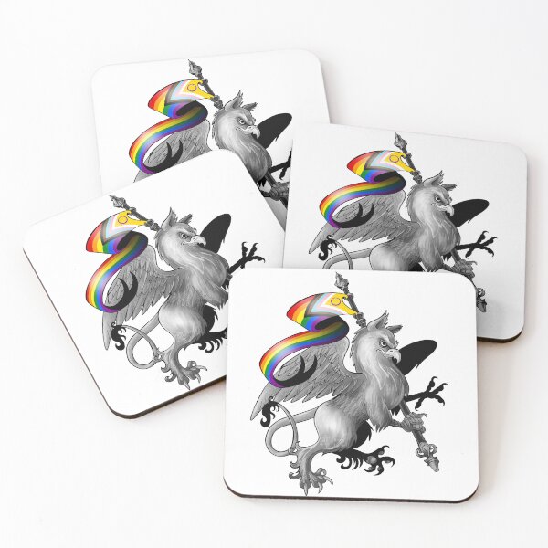 Item preview, Intersex-Inclusive Progress Pride Griffin designed and sold by ArtbyAnyse.