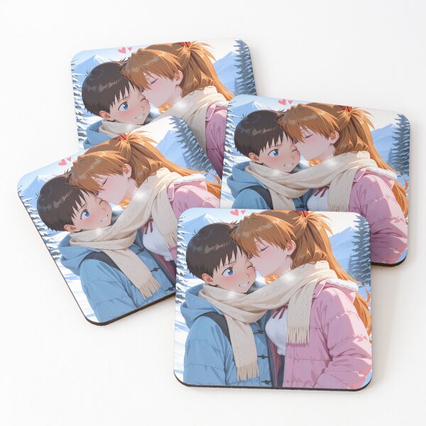 Item preview, Asuka Langley Soryu Neon Genesis Evangelion Snow Kiss Blush Moment designed and sold by mildaclairmo.