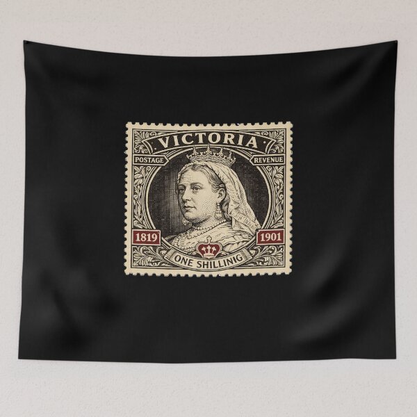 Item preview, Queen Victoria Vintage Postage Stamp designed and sold by TheMarketplaceworld.